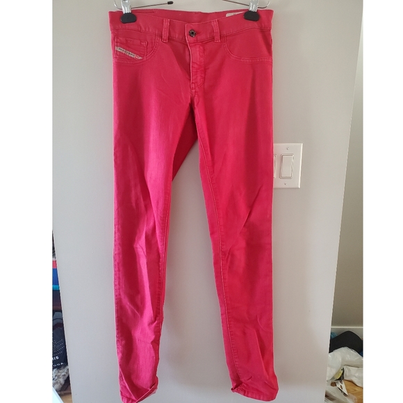 Diesel red jeans - Picture 1 of 3